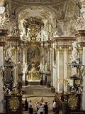 Interior of Roccoco Abbey Church, Linz, Austria Photographic Poster Print by Adam Woolfitt, 12x16