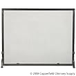 Woodfield Vintage Iron Single Panel Screen for Fireplace