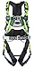 Miller by Honeywell ACT-QCSMG Aircore Tower Climbing Harness with Steel Hardware