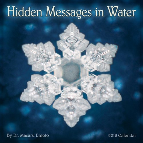 Hidden Messages in Water 2012 Wall Calendar