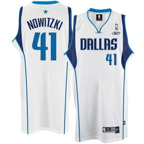 Adidas Dallas Mavericks Dirk Nowitzki Swingman Home Jersey Large