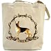 Canvas Tote Bag Beige  German Shepherd - The True Breed Trasnfer  Dog