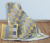 Laura Ann Handmade Cotton Quilted Throw Lap Quilts