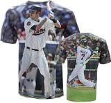 Joe Mauer Minnesota Twins Hi-Def Sublimated Dye Photo T-Shirt