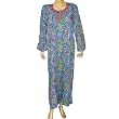 Indian Tunic Long Sleeve Viscose Caftan Size M (kftn849)