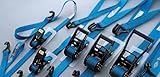 TOYO プロ用ベルト荷締機 両端フック金具付き(H型) NO.5050H 50mm幅 固定ベルト長2m 調整側ベルト長6m