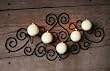 5-Candle Metal Scroll Wall Sconce