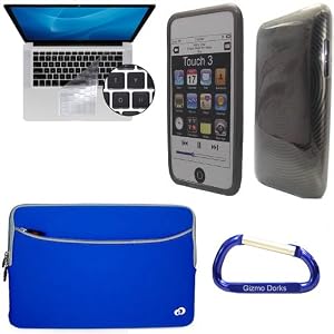 Gizmo Dorks Buy a Mac for College Combo (Blue / Black) for MacBook Pro 13 Inch