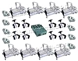 Par 46 Cans, 200w Par46 Medium Flood Lamps, Dimmer Pack, C-Clamps (L555)