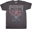 Grateful Dead Europe 1972 Charcoal Gray Mens T-Shirt Tee