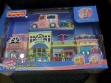 Fisher Price Sweet Streets 3 Sets - Ice Cream Truck, Dance Studio & Candy Shop, Pet Shop & Beauty Salon New in Box WOW LARGE SET