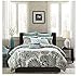 Ink+Ivy Mira Duvet Cover King Size - Teal , Paisley Duvet Cover Set – 3 Piece – 100% Cotton Light Weight Bed Comforter Covers