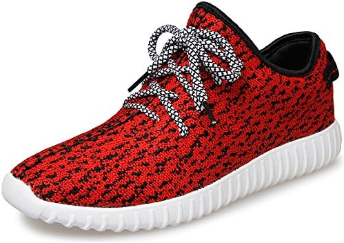 SITYLE Men Daily Walking Shoes Runing Breathable Athletic Sports Shoes,us8.5,red