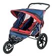 InStep Run Around 2 Double Jogging Stroller (Red/Blue)