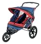 InStep Run Around 2 Double Jogging Stroller (Red/Blue)