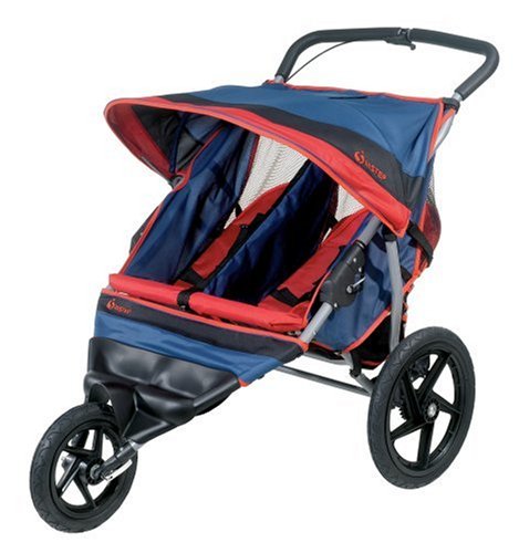 InStep Run Around 2 Double Jogging Stroller (Red/Blue)
