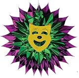 Mardi Gras Fan-Burst Each