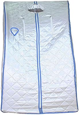 SteamSun Sauna Steam Sauna Steamer Room Therapeutic Detox Weight Loss Home Full Body Slim (blue)