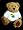 www.spargelsalat.com - Teddy Bear mit T-Shirt mit der Grafik: Spargel