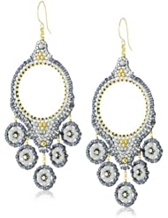 Miguel Ases Opalite 5-Drop Chandelier Earrings
