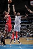Houston Rockets v Dallas Mavericks: Caron Butler and Shane Battier Photographic Poster Print by Glenn James, 28x42