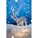 Standing Buck Lighted Wire Decoration - White Image