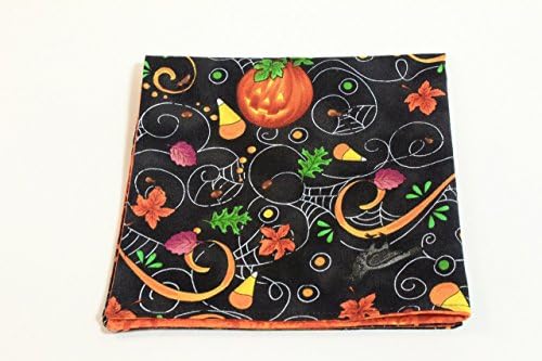 Cloth Halloween Napkins - Dinner - Luncheon - Reversible - Set of Six