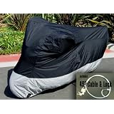 Light Weight Motorcycle cover (L). Fits up to 84 length sport bike, dirt bike, small... by Formosa Covers
