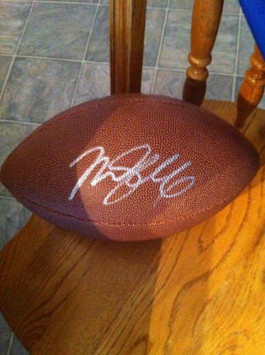MARK SANCHEZ SIGNED AUTOGRAPHED FOOTBALL NEW YORK JETS + COA