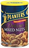 Planters Deluxe Mixed Nuts, 21-Ounce Containers (Pack of 2)