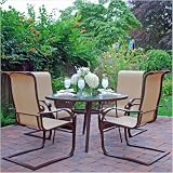 Atlantic Outdoor 48R-SG/AC-SD01S 5 Piece Spring Dining Set