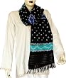 Tye Dye Scarf Wool Winter Trends Scarfs Lady Accessory India 23 .5 x 70 inches (tdstl018)