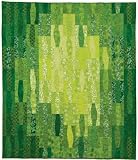 Timeless Treasures 7 1/4 Yard Tonga Batik Fabric Quilt Kit w/ Jute Gift Tote