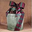 Pine Cone Harvest Basket Firestarter Gift Set for Fireplace