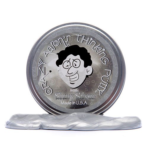 Crazy Aaron's Thinking Putty - Shiny Silver