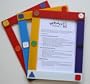 Kids Art Frames - Button Frames - Multicolor Lightweight Plastic Frames - Standard Size