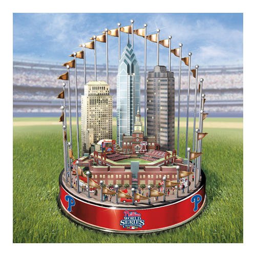 Philadelphia Phillies World Series Championship Collectible Musical Carousel by The Bradford Exchange