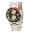 Oskar Emil Grenoble s/s gent's chronograph, black red