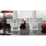 Godinger Corinthian Pair of Candle Holders