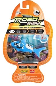 Goliath Robo Fish, 3-Inch Electronic Pet Fish, Blue Shark