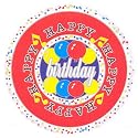 18" Birthday Balloons/Music No