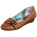 Madden Girl Women's Buttton Wedge,Tan,6 M