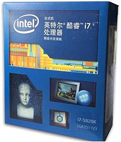 Intel Core I7 5820K 6-core CPU Support X99 Motherboard DDR4 RAM