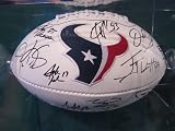 2011 Houston Texans Signed Autographed Full Size Football Arian Foster/matt Schuab/ Matching Holograms