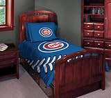 Chicago Cubs MLB Twin/Full 72x86 Comforter Set - MLB Baseball