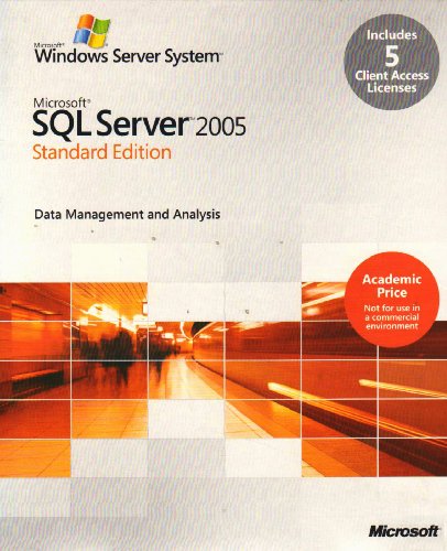 Microsoft SQL Server 2005 Standard (Academic Edition) - (5 Clients)