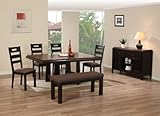 IMAGE OF Server with Walnut Grid Pattern Veneer Table Top #AD 91629