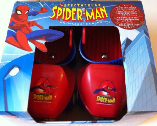 Spiderman Adjustable Quad Skates Size UK 5 - 11