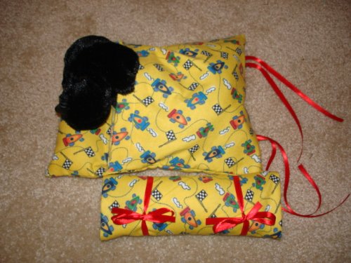 Race Car Print Sleeping Bag to fit Webkinz