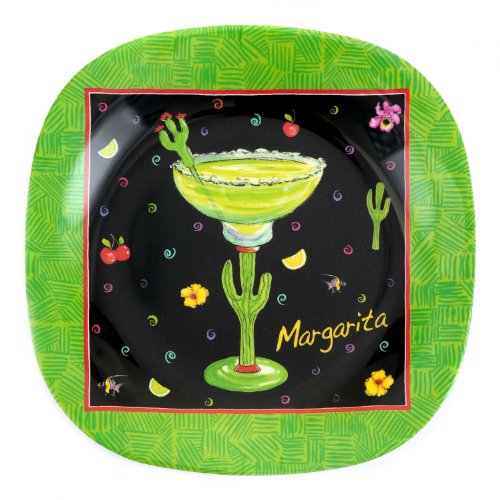 Merritt Happy Hour Collection Melamine Dishware 24344-8-H2Q00, Type: Margarita Plate 8″